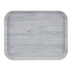 Thumbnail image #1 for Cambro Décor Series Camtray Rectangular Fiberglass Cafeteria Tray, 18 x 14, Stonewash Gray