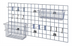 Thumbnail image #1 for Quantum Store Grid Light-Duty Wall-Mounted Starter Kit with 48-Inch Panel, Baskets, and Hooks
