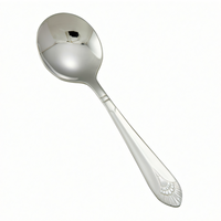 Peacock 6-Inch Bouillon Spoon, Extra Heavyweight 18/8 Stainless Steel