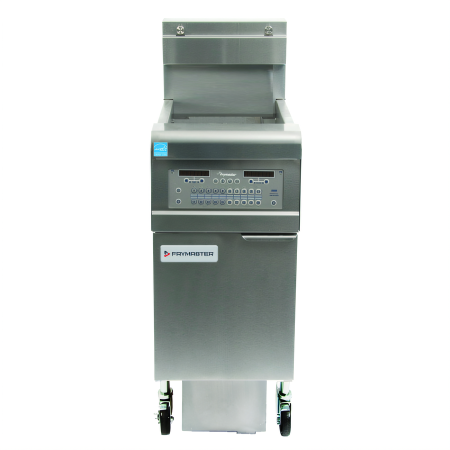 Product image #1 for Frymaster FPGL130C OCF30 Oil-Conserving 30 lb Gas Floor Fryer with Built-In Filtration