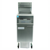 Thumbnail image #1 for Frymaster FPGL130C OCF30 Oil-Conserving 30 lb Gas Floor Fryer with Built-In Filtration