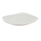 Thumbnail image #2 for Crestware Alpine White ALSQ8 8-Inch Square Ceramic Plate Case of 2
