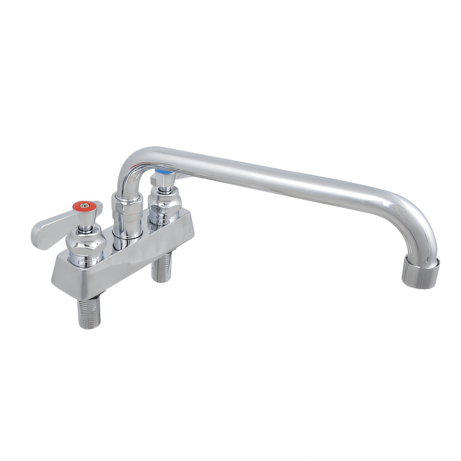 Product image #1 for John Boos Lead-Free Heavy Duty Deck Mount Faucet with 10-Inch Swing Spout and 4-Inch Centers