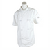 Thumbnail image #1 for Genesis Women's Short Sleeve Chef Jacket with Cloth Knot Buttons, White, 3X