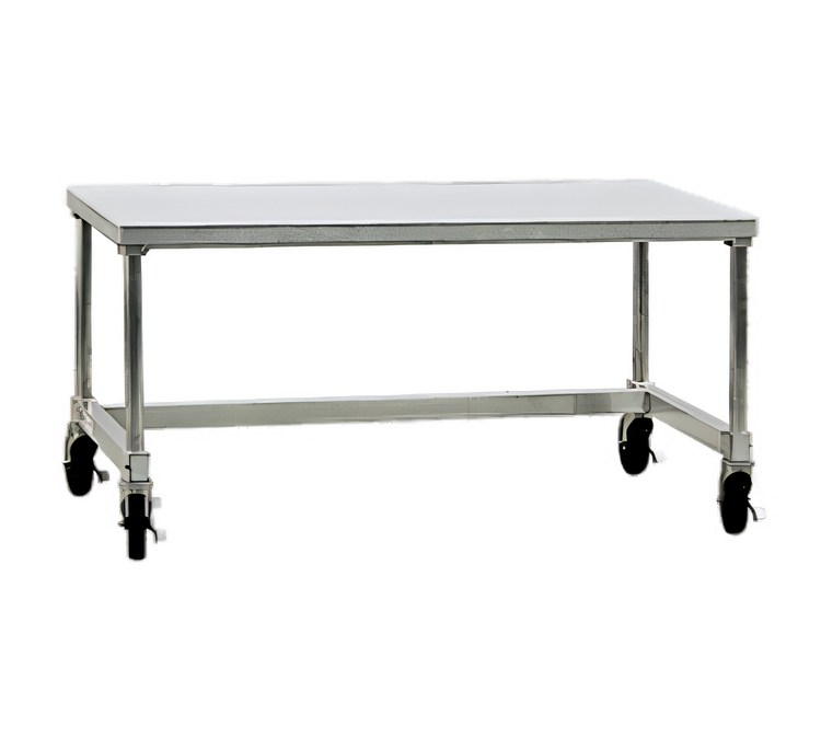 Product image #1 for Mobile Aluminum Equipment Stand with 12-Gauge Marine-Edge Top, 48 x 24 x 24 Inches