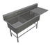 Thumbnail image #1 for John Boos Pro-Bowl 3-Compartment Stainless Steel Platter Sink with Right Drainboard, 90-3/16 Inch Wide