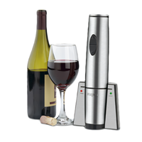 Waring Portable Rechargeable Electric Wine Bottle Opener with Charging Base
