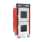 Thumbnail image #1 for Metro C5 C549-ASDC-L Full-Height Mobile Heated Holding Cabinet with Clear Dutch Doors, 32-Pan Capacity