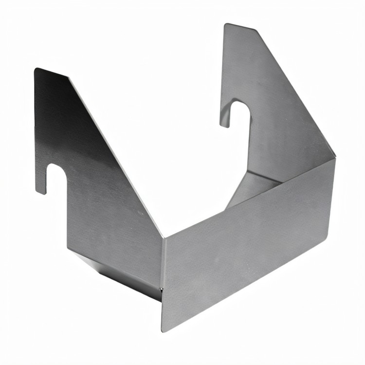 Product image #1 for CHOICE Clip-On Dry Waste Rail with Removable Chute, 12 Inch W x 7 Inch D, Stainless Steel
