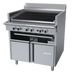 Thumbnail image #1 for Garland Cuisine Series Heavy Duty 36-Inch Gas Charbroiler Range with Open Cabinet Base and Cast Iron Radiants