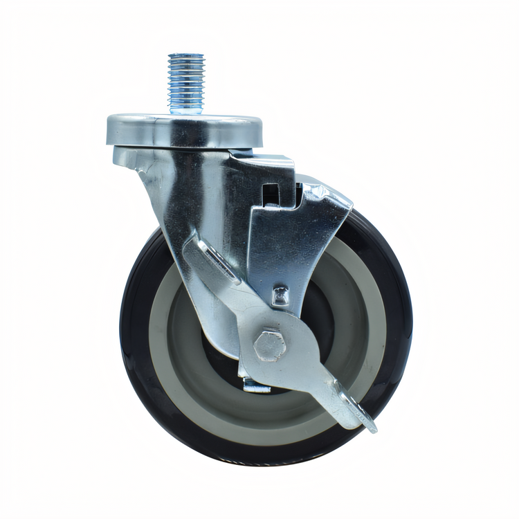 Product image #1 for BK Resources 5SBR-5ST-PLY-TLB Shelf Casters & Leveling Feet