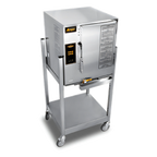 Thumbnail image #1 for AccuTemp Evolution E62083D100 SGL Connectionless Boilerless Electric Convection Steamer with Stand, 1-Compartment, 6-Pan, Digital Controls, 208V 3-Ph