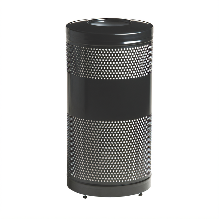 Product image #1 for Howard Classics 25 Gallon Cans or Bottles Recycling Receptacle with Plastic Liner and Levelers