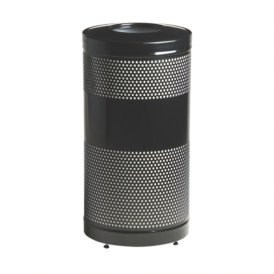 Product image #1 for Howard Classics 25 Gallon Cans or Bottles Recycling Receptacle with Plastic Liner and Levelers