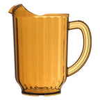 Thumbnail image #1 for CFS Brands VersaPour™ 554013 60 oz Amber Polycarbonate Water Pitcher with Contoured Lip and Ergonomic Handle Case of 6