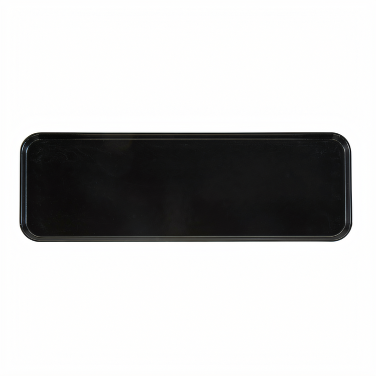 Product image #1 for Cambro Rectangular Black Fiberglass Market Display Tray, 8-3/4 x 25-1/2 x 3/4 Inches