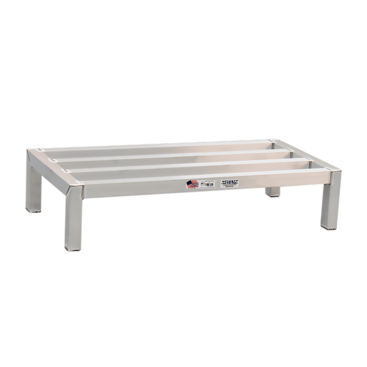 Product image #1 for New Age Heavy Duty Aluminum Dunnage Rack, 24 W x 20 D x 12 H, 3000 lb. Capacity