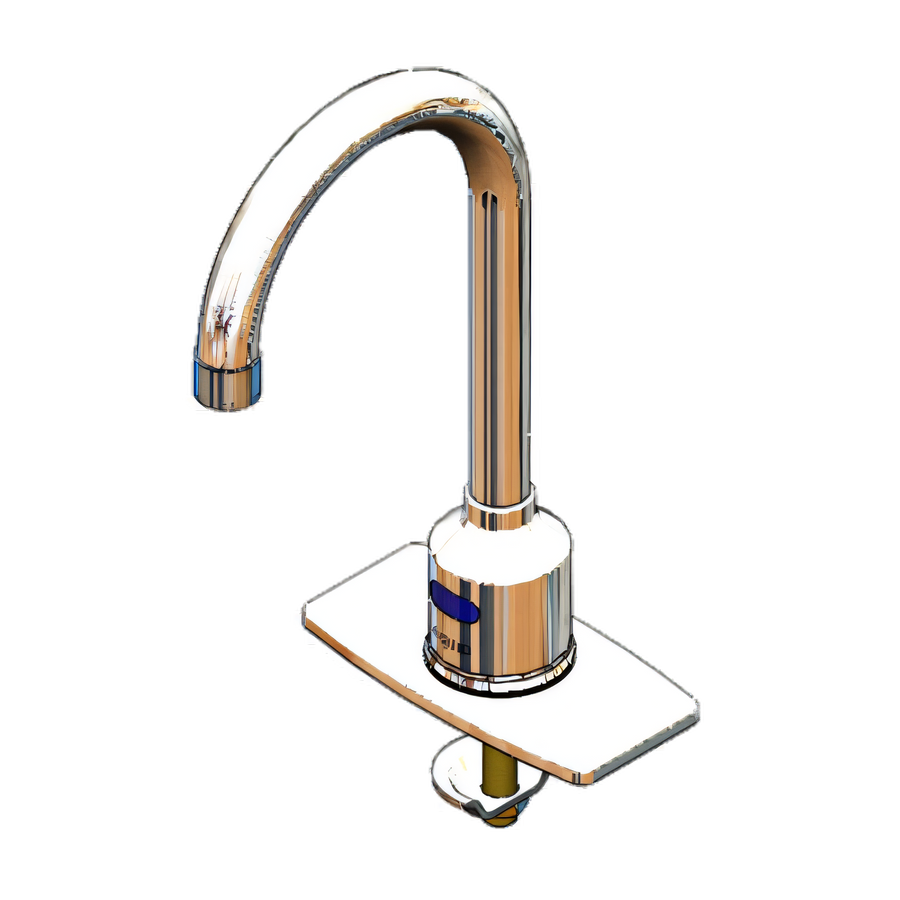 Product image #1 for Equip Electronic Sensor Touchless Deck-Mount Faucet with 5-11/16-Inch Rigid Gooseneck Spout