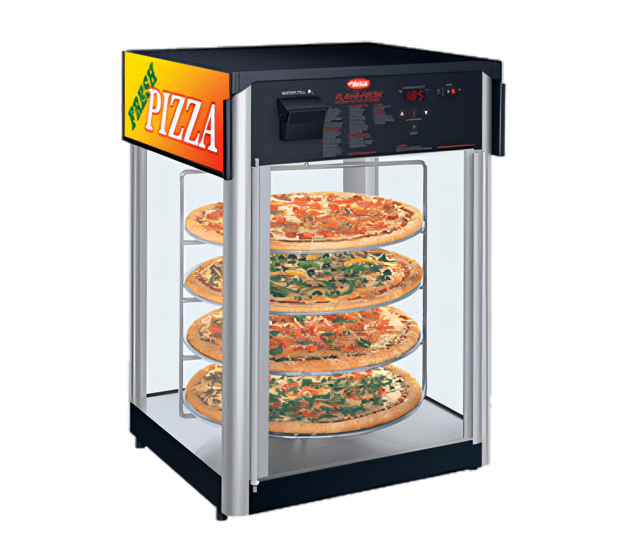 Product image #1 for Hatco Flav-R-Fresh® FDWD-2 Pass-Thru Countertop Holding & Display Cabinet, 2-Door, 4-Tier Rotating Rack