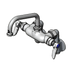 Thumbnail image #1 for T&S Brass Double Pantry Wall-Mount Mixing Faucet with 6-Inch Swing Nozzle