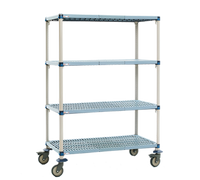 MetroMax Q 4-Shelf Mobile Shelving Starter Unit, 60