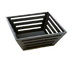 Thumbnail image #1 for American Metalcraft Square Tapered Birch Bread Basket, 12 x 12 x 4-1/2 Inches