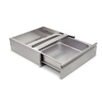 Thumbnail image #1 for John Boos DR2020SC-S30 Stainless Steel Self-Closing Work Table Drawer, 20 x 20 x 5 Inches, for 30-Inch Tables