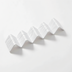 Thumbnail image #1 for American Metalcraft White Melamine 5-Compartment Taco Holder