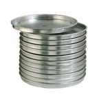 Thumbnail image #1 for American Metalcraft HA4006 6-Inch Round Straight-Sided Solid 14-Gauge Aluminum Pizza Pan Case of 24
