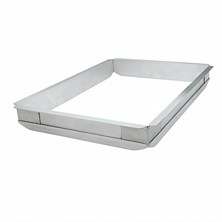 Product image #1 for Omcan USA Aluminum Sheet Pan Extender for 1/4 Size Pans, 9-1/2 x 13 x 2 Inches