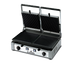 Thumbnail image #1 for Eurodib Double Countertop Panini Grill with Ribbed Cast Iron Plates, 208-240V