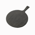 Thumbnail image #1 for American Metalcraft Black Faux Slate Melamine Round Serving Peel with Handle, 12 Inch Diameter