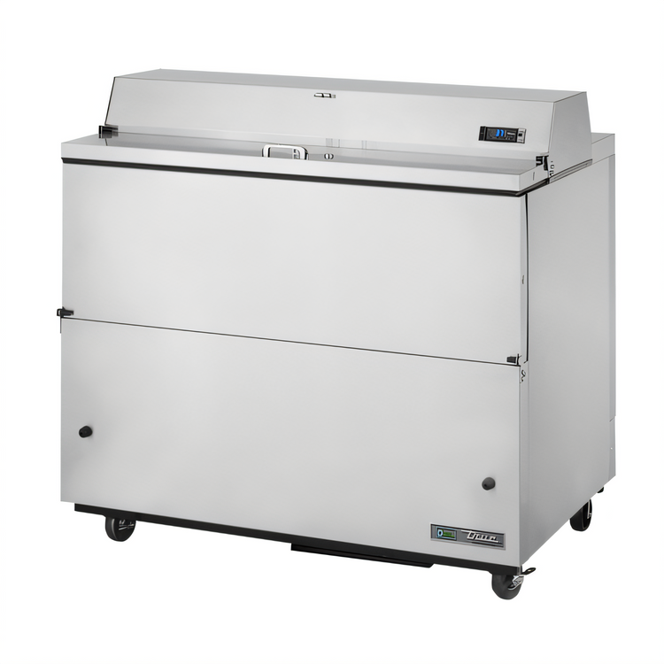 Product image #1 for Mobile School Milk Cooler, Forced-Air, Stainless Steel, 12-Crate Capacity
