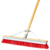 Thumbnail image #1 for Flo-Pac ScraperBroom Coarse/Heavy 24-Inch Hardwood Block Push Broom with Steel Scraper Blade