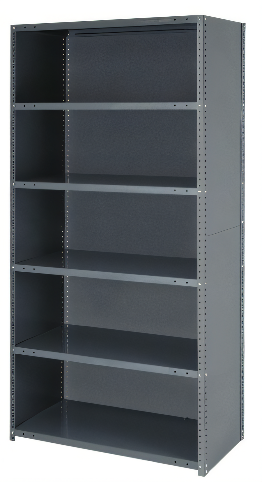 Product image #1 for Quantum IRONMAN Stationary Closed Steel Shelving Unit with 6 Shelves, 18 x 36 x 75 Inches