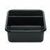Thumbnail image #2 for Cambro Cambox® 2-Compartment Black Hi-Gloss Plastic Bus Box, 15-5/8 x 20-1/2 x 4-7/8 Inches