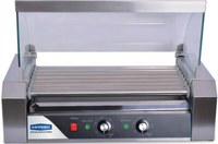 Sapphire Stainless Steel Hot Dog Roller Grill, 12 Hot Dog Capacity, 5 Rollers