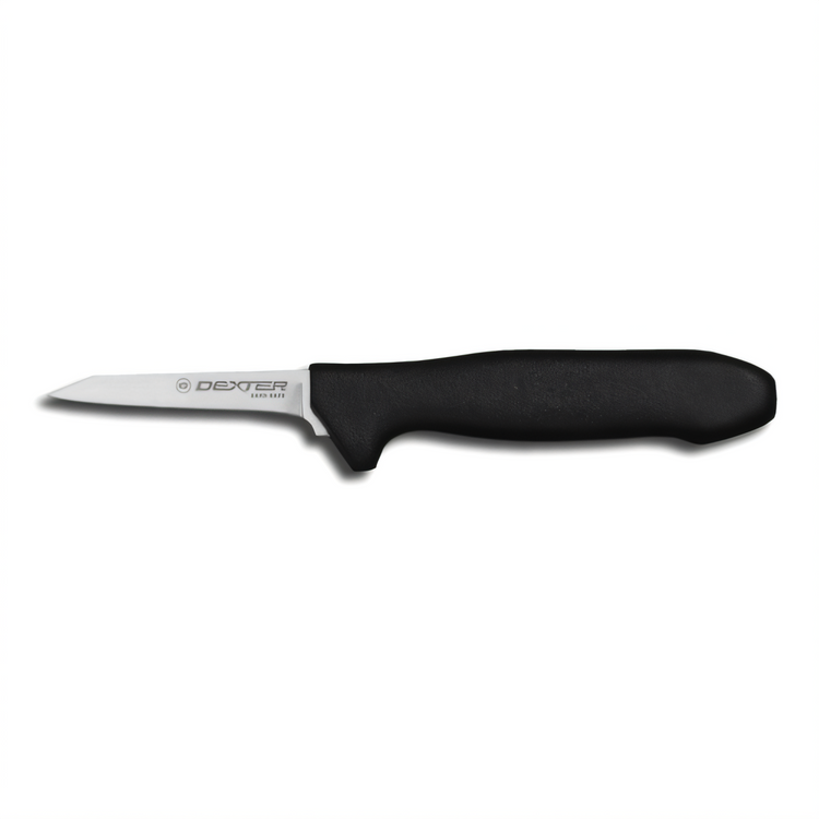 Product image #1 for Dexter Russell Sani-Safe 3-1/4 Inch Clip Point Hollow Ground Boning Knife with Black Polypropylene Handle