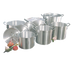 Thumbnail image #1 for Town Equipment 12-Piece Medium Commercial Weight Aluminum Stock Pot Set with Covers