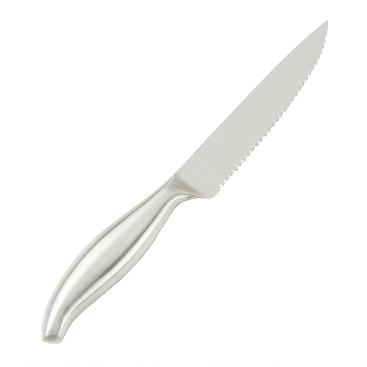Product image #1 for American Metalcraft Satin Finish Serrated Stainless Steel Steak Knife, 5-Inch Blade, 9-Inch Overall