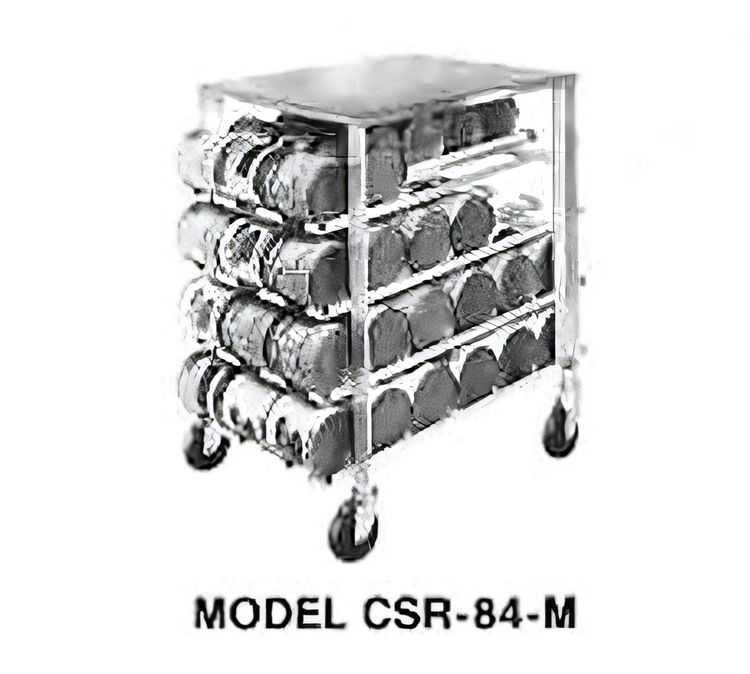 Product image #1 for Dinex Stationary Aluminum Can Rack for 156 #10 Cans