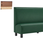 Thumbnail image #1 for ATSMFG ATS AT&S-ASWB-K42-P GR6 Kevin Wall Booth, 42" high, Plain back, removable sinuous spring seat with connecting links, upholstered, heavy duty