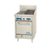 Thumbnail image #1 for Comstock-Castle F318-1RB 24-Inch Gas Range with 2 Open Burners, 12-Inch Char-Broiler and Space-Saver Oven