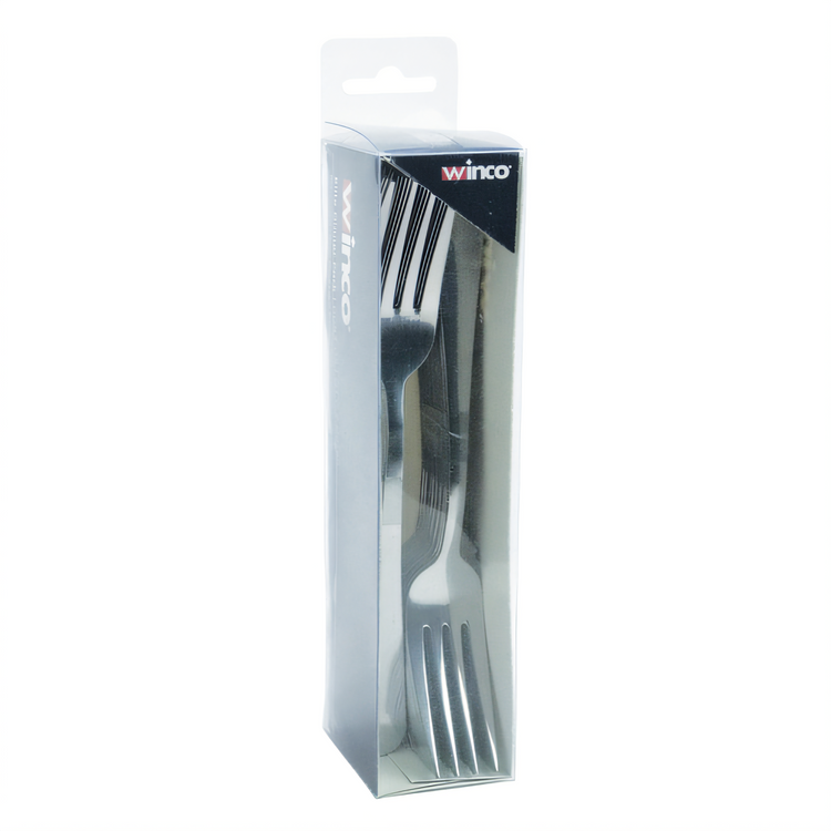 Product image #2 for Winco Elite 7-1/8 Inch Heavyweight Dinner Fork, 18/0 Stainless Steel, Mirror Finish, Clear-View Pack of 2 Dozen