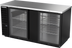Thumbnail image #1 for Beverage-Air 68-Inch Two-Section Food-Rated Glass Door Back Bar Refrigerator