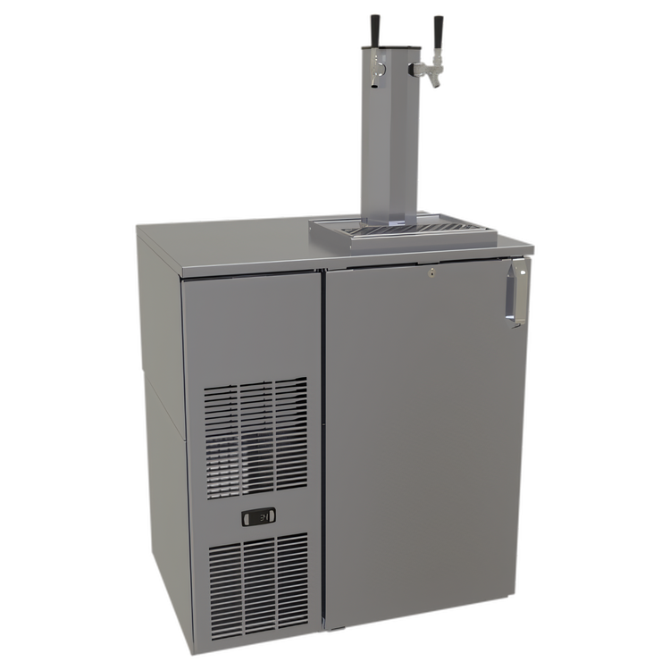 Product image #1 for Glastender One-Zone Front-Serviced Bar Profile Draft Dispensing Cooler, 32-Inch, One Section