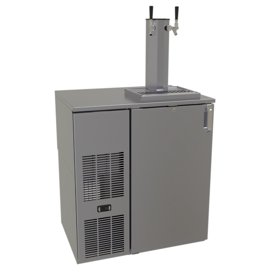 Product image #1 for Glastender One-Zone Front-Serviced Bar Profile Draft Dispensing Cooler, 32-Inch, One Section