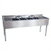 Thumbnail image #1 for BK Resources 4-Compartment Stainless Steel Underbar Sink with Left and Right Drainboards, 84 Inch Wide