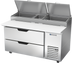 Thumbnail image #1 for Beverage-Air 60-Inch Pizza Top Refrigerated Counter with 2 Drawers, 17.8 Cu. Ft.