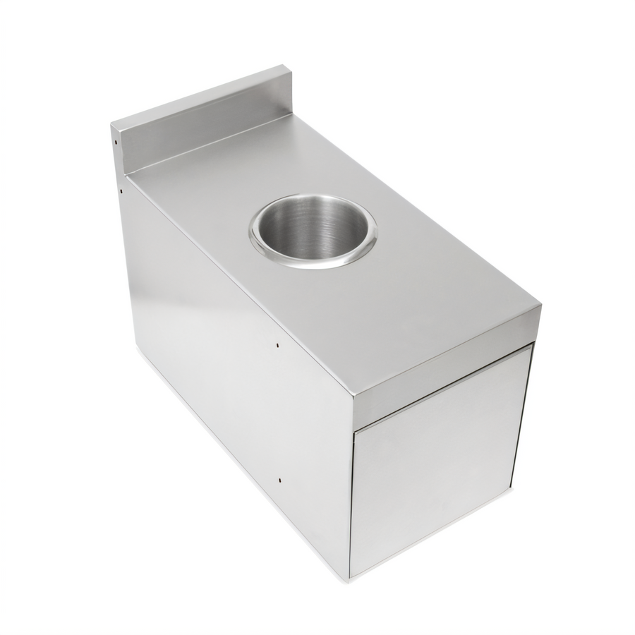 Product image #1 for John Boos Underbar Waste Chute Trash Receptacle Cover, 12 x 24 x 17 Inches
